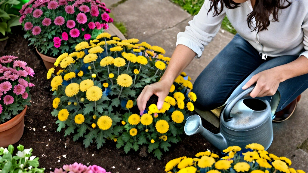 best chrysanthemum garden care products