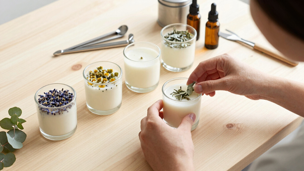 herbal aromatherapy candles