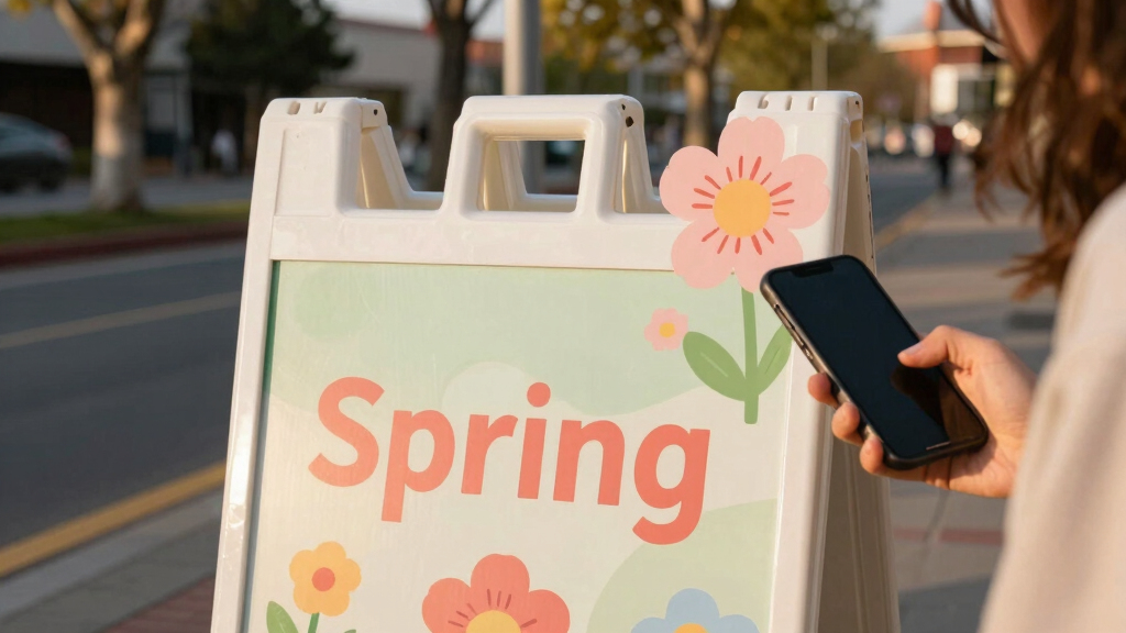 outdoor marketing signs for spring