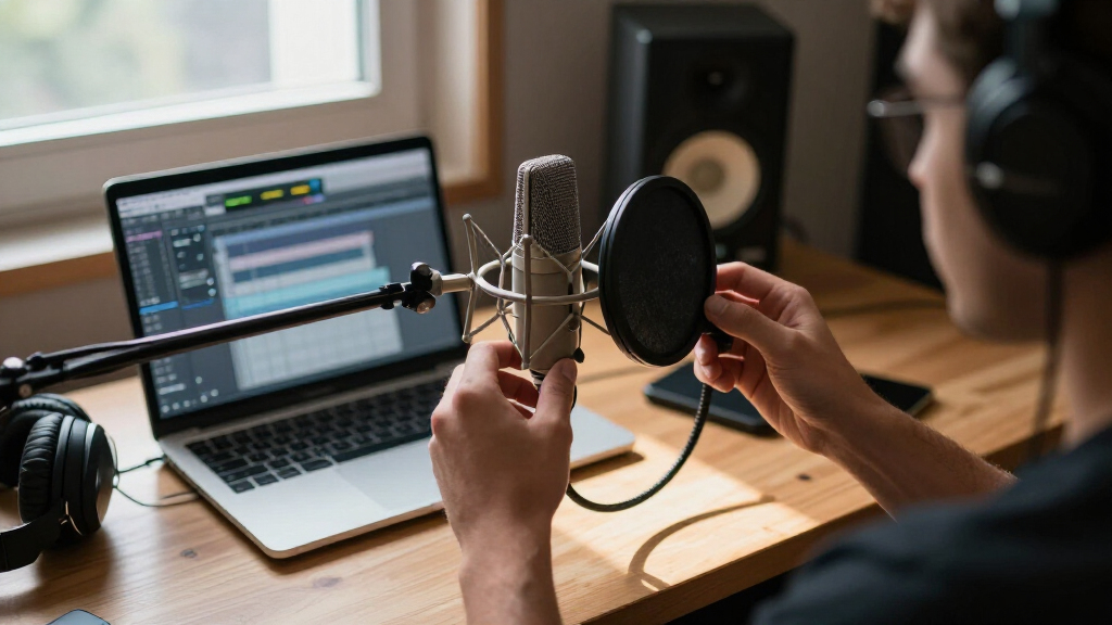 pop filter and shock mount kit for xlr mics under 250