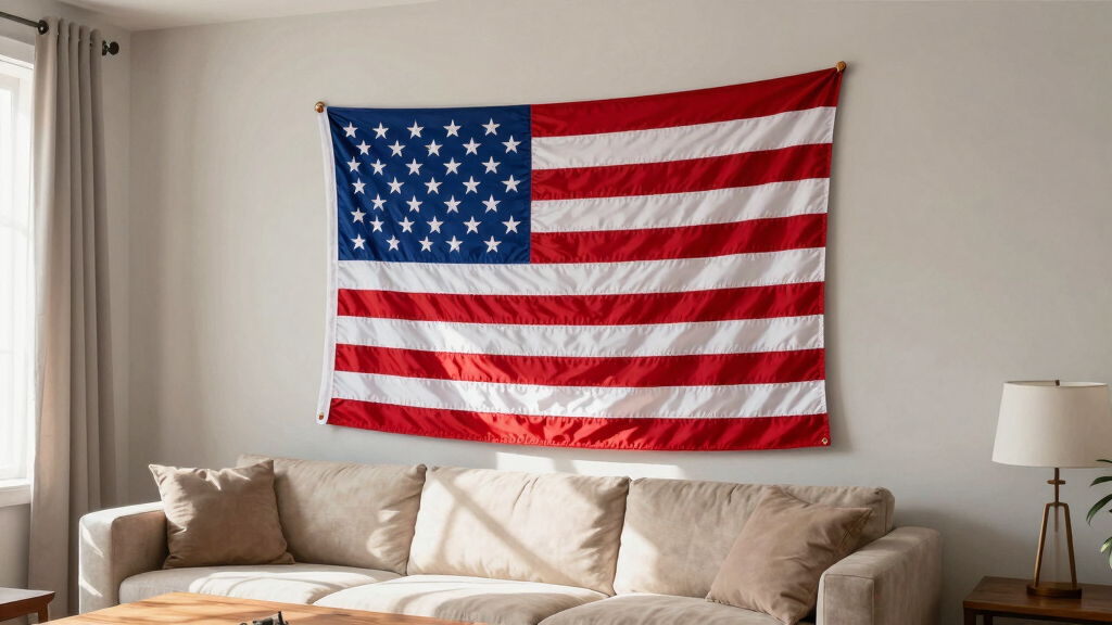 patriotic American flag decor