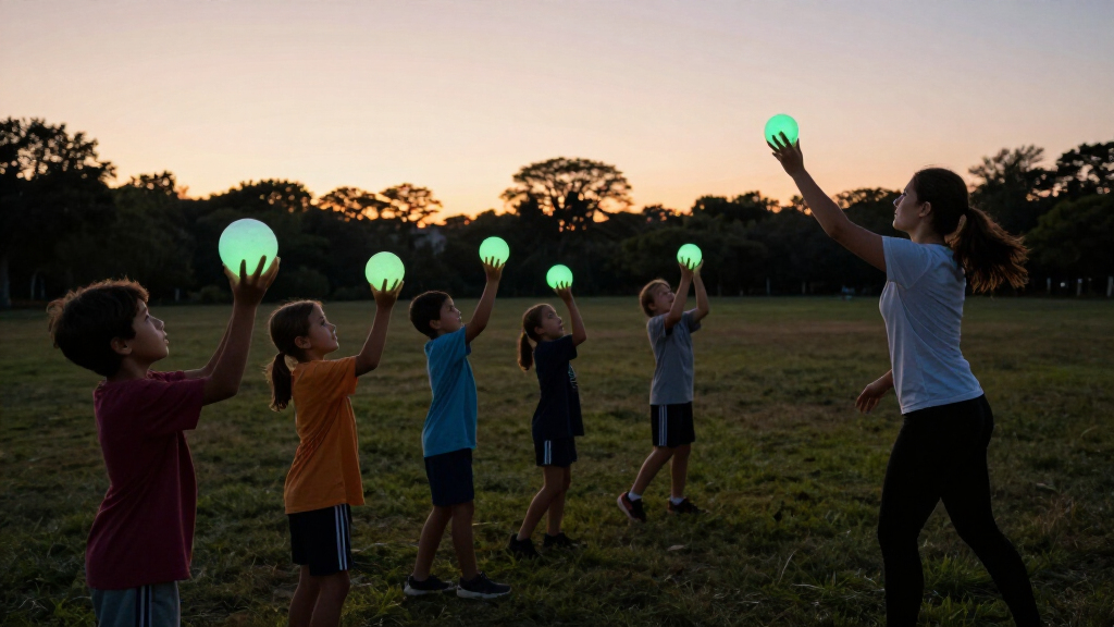 glowinthedark softballs