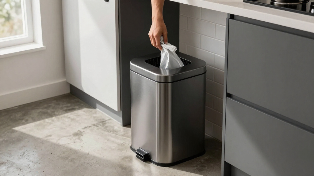 best stylish trash cans for small spaces