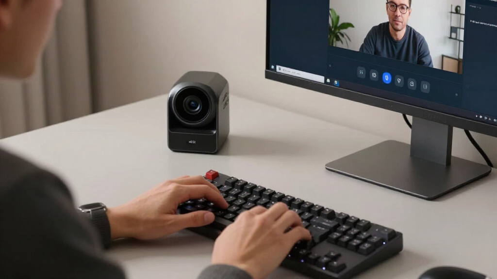 4k webcam with ai framing