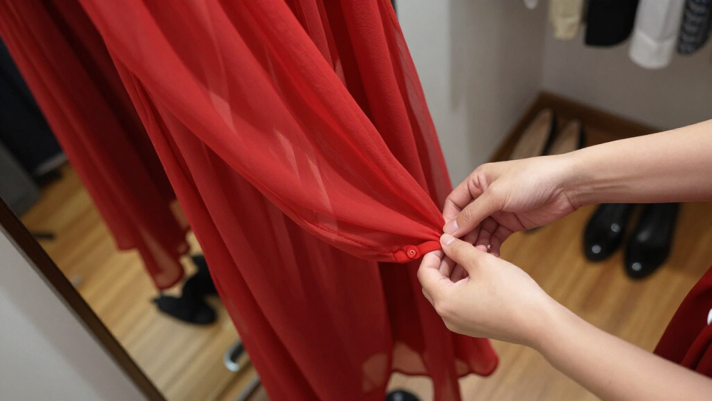 best sheer red dresses