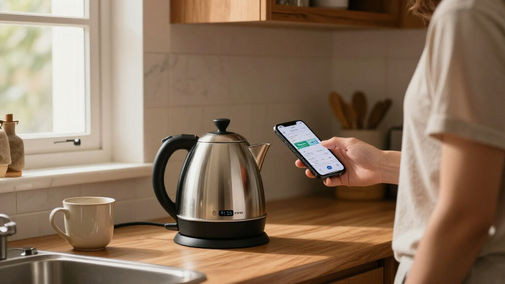 electric kettle with app