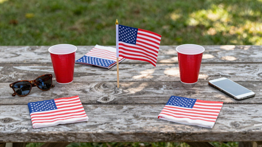 patriotic outdoor party supplies