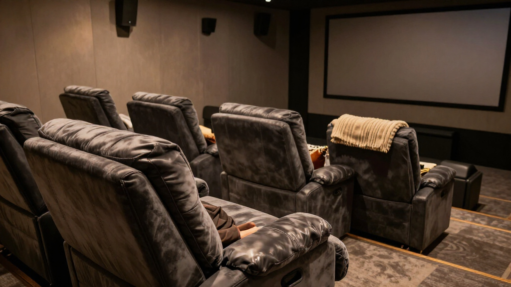 best home theater seating recliner row