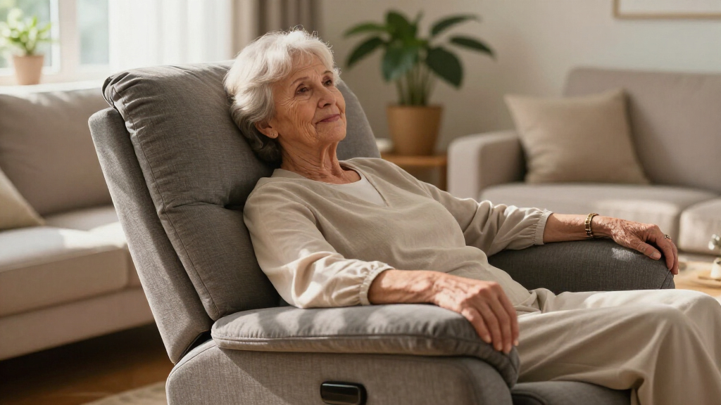 ergonomic recliner for seniors lumbar support