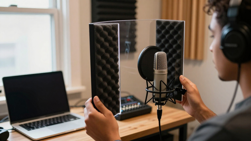 portable vocal isolation shields