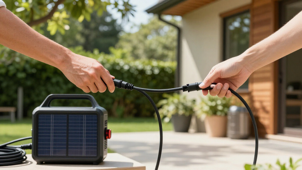 solar panel extension cords