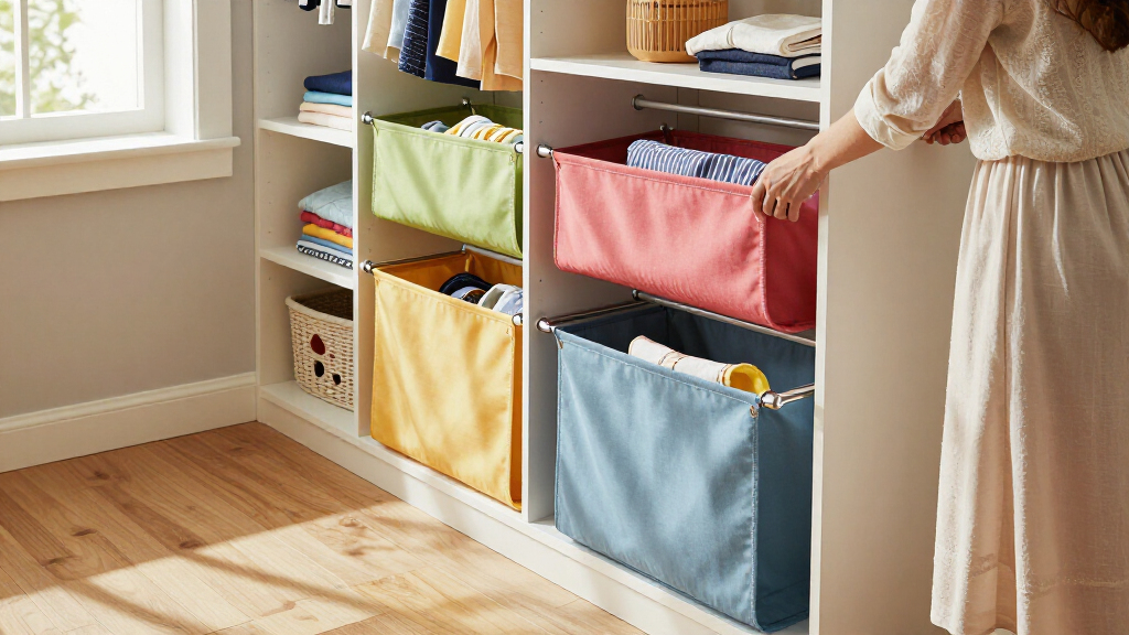 kids closet organizer hanging shelves