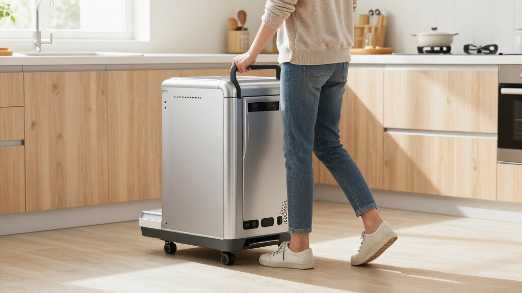 portable dishwasher on wheels