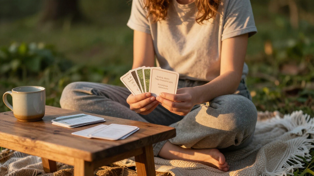 affirmation and meditation cards