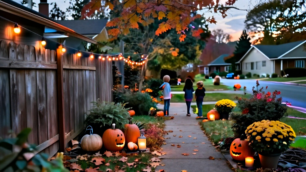 outdoor Halloween decorations