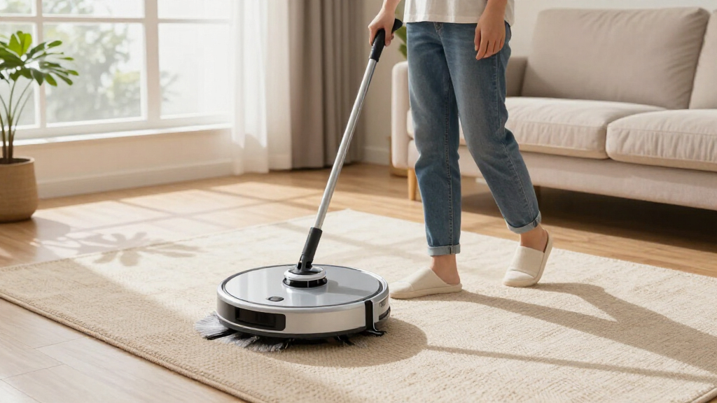 robot sweeper and mop combo