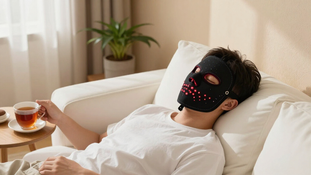 at-home LED facial masks