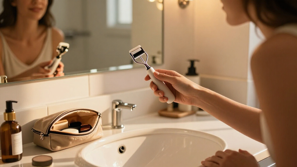 heated eyelash curlers
