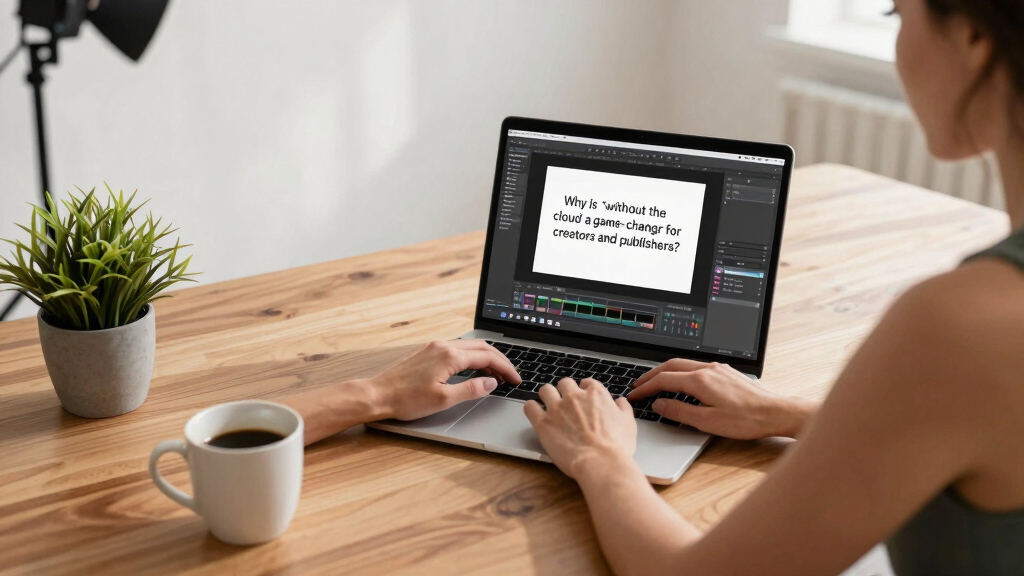 Why is ‘without the cloud’ a game-changer for creators and publishers?