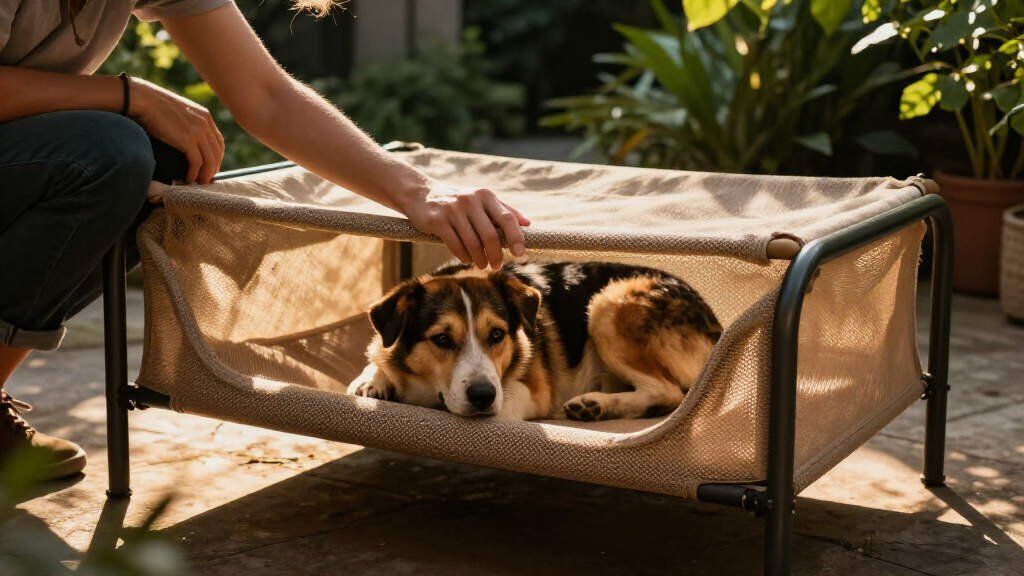 best cooling elevated dog bed