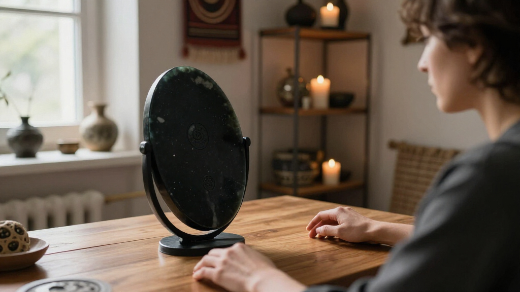 best obsidian scrying mirror large