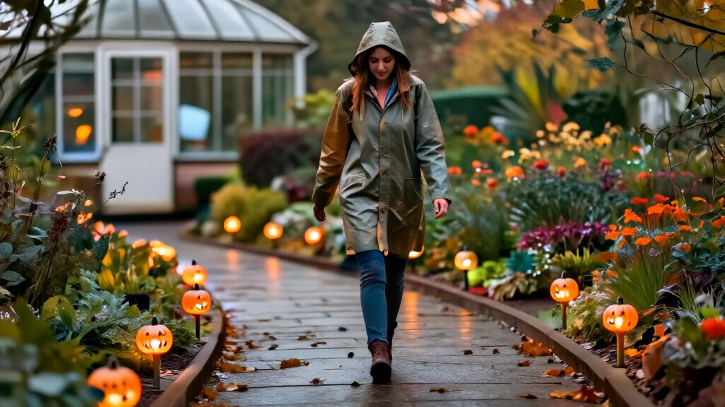 Halloween garden pathway lights