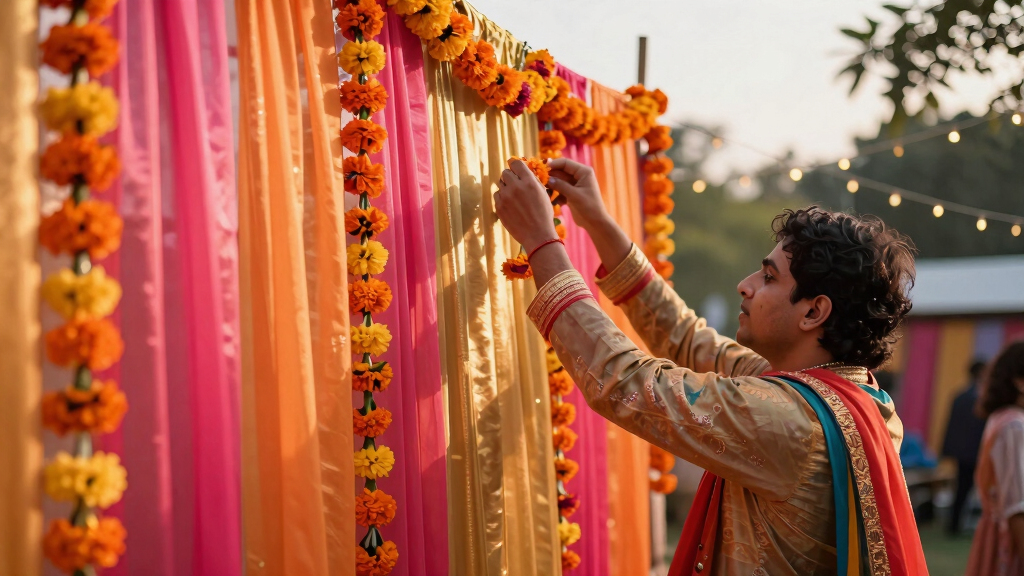 Bollywood-themed party decorations