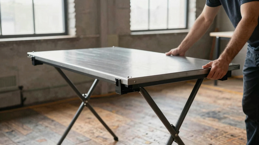 folding work table heavy duty