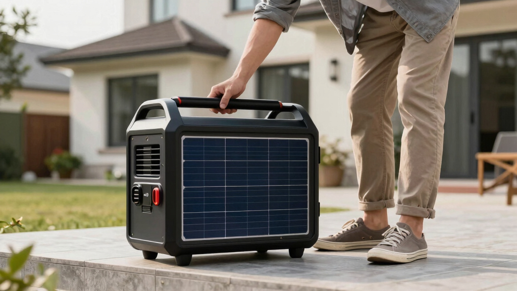 solar-powered backup generators