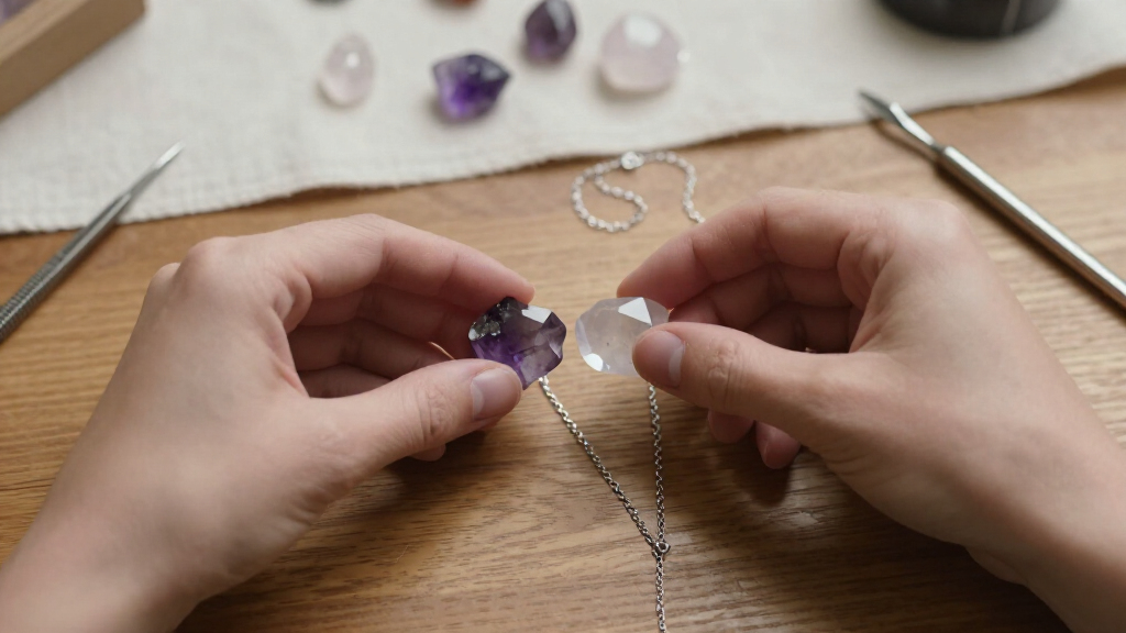 crystal healing jewelry