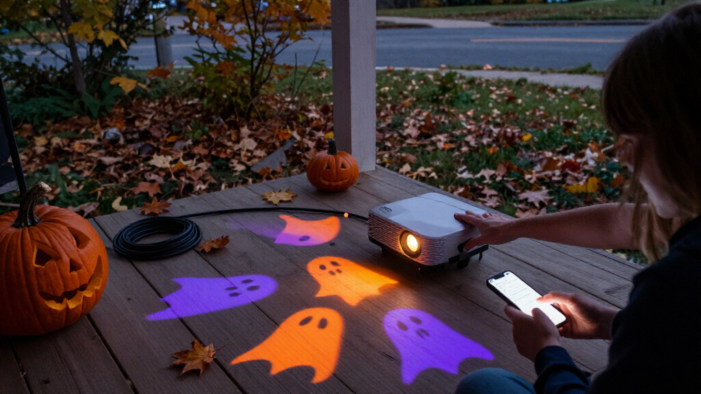 smart Halloween projectors