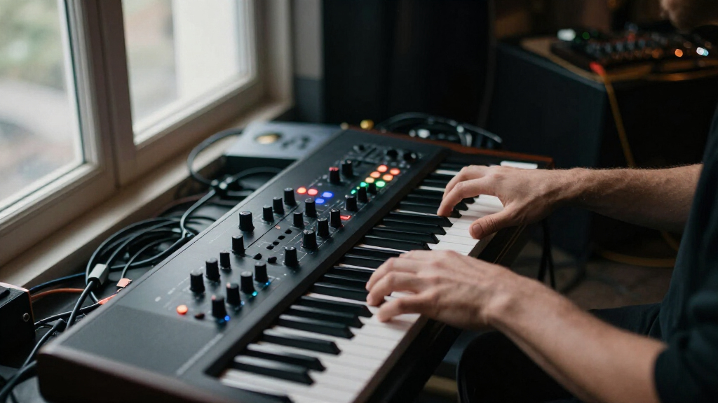 arranger keyboard for live performance
