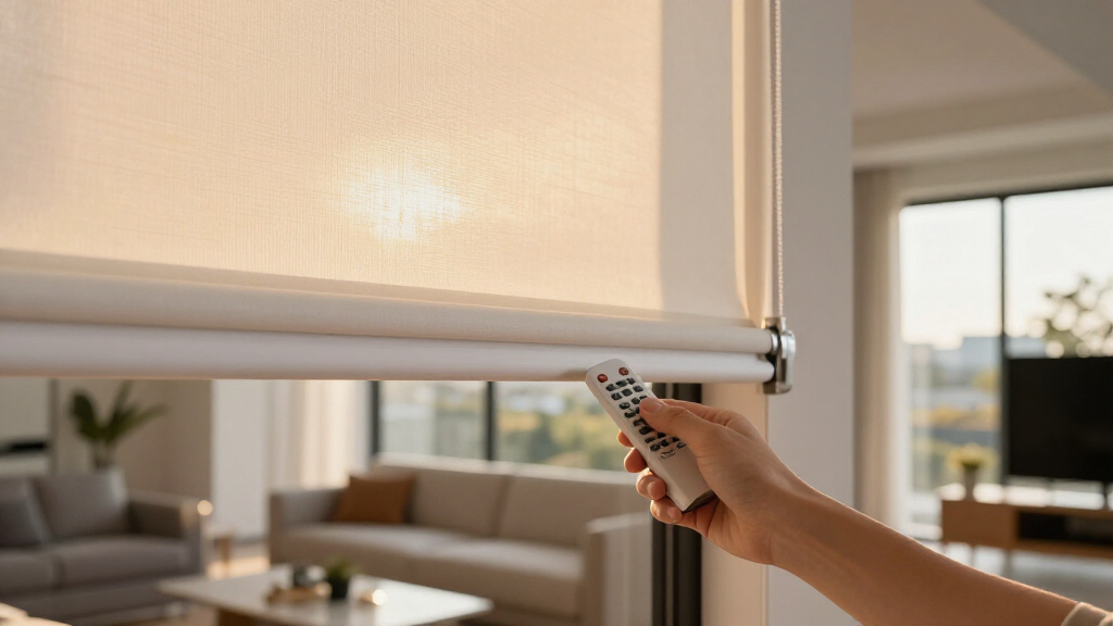 motorized blackout roller shades