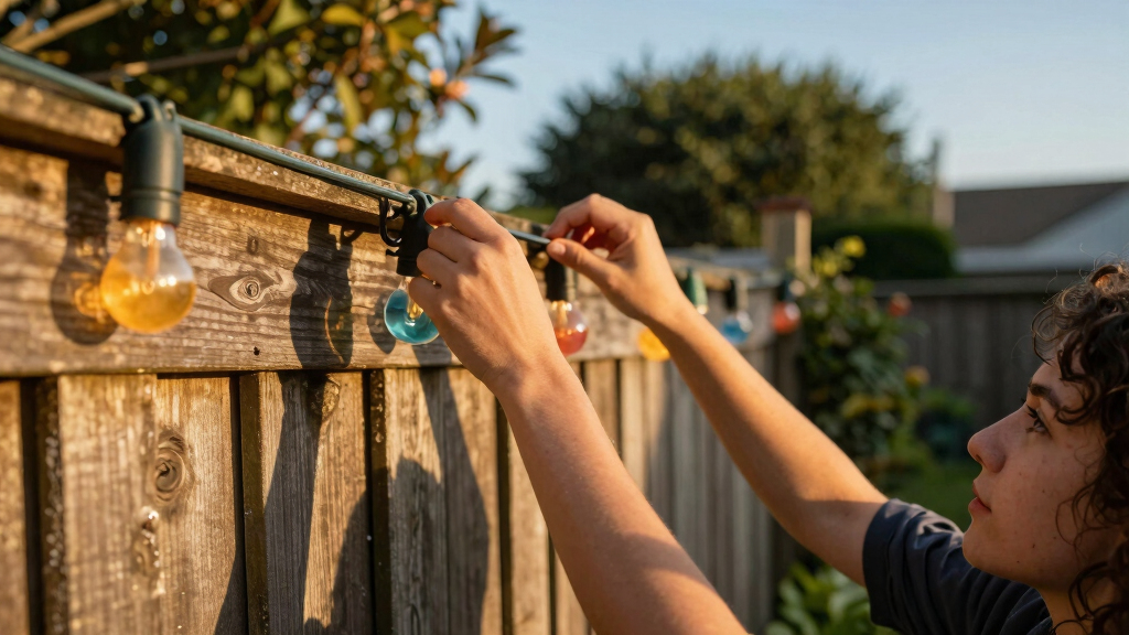 patriotic outdoor string lights