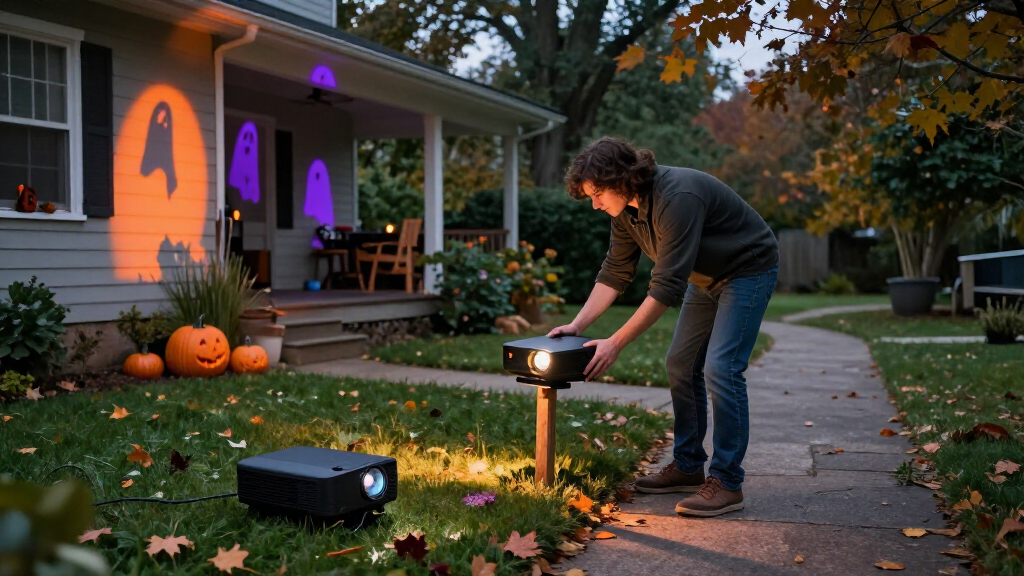 Halloween outdoor projectors