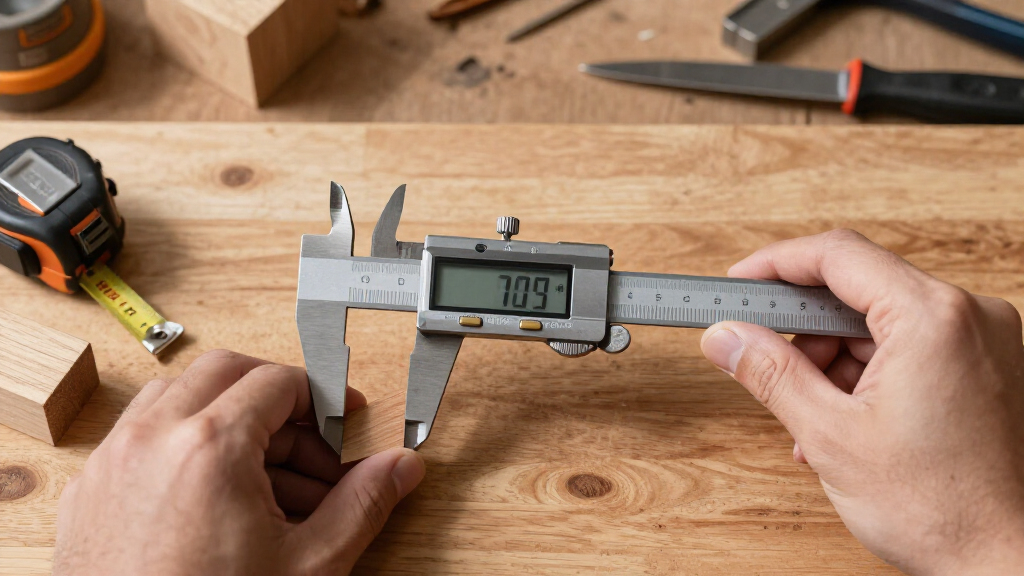 digital caliper set stainless steel
