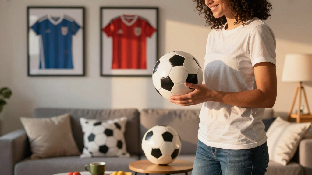 soccer-themed home decor