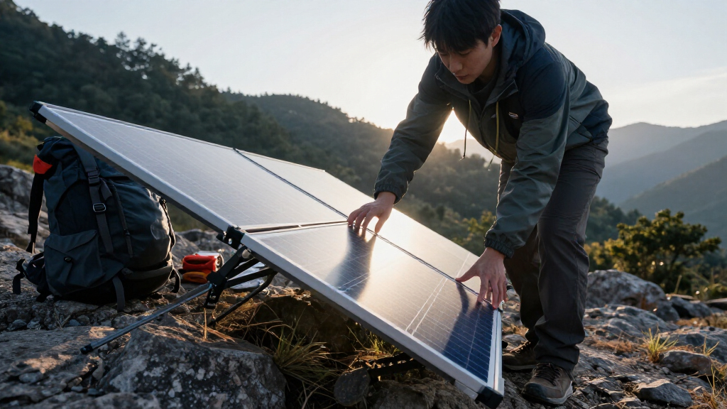 foldable solar panel kits for camping and travel