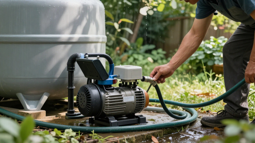 booster pump for rainwater harvesting system