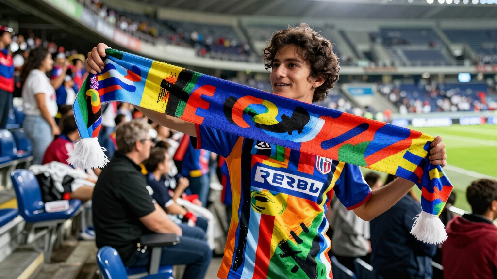 art-inspired soccer fan apparel