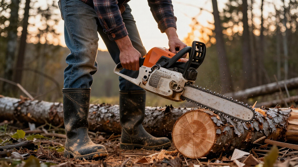 best chainsaw protective boots for felling work