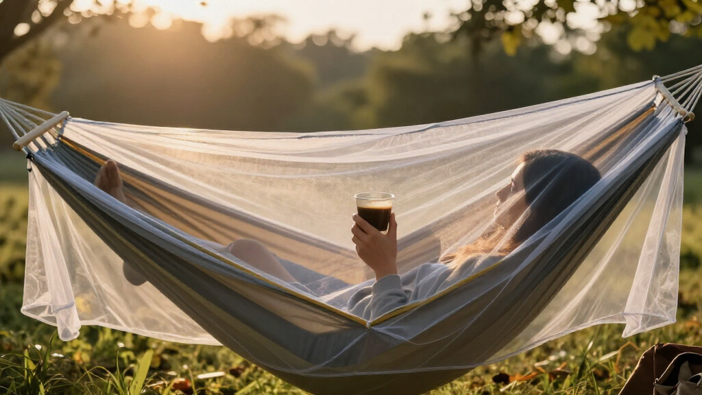 camping hammocks with mosquito nets