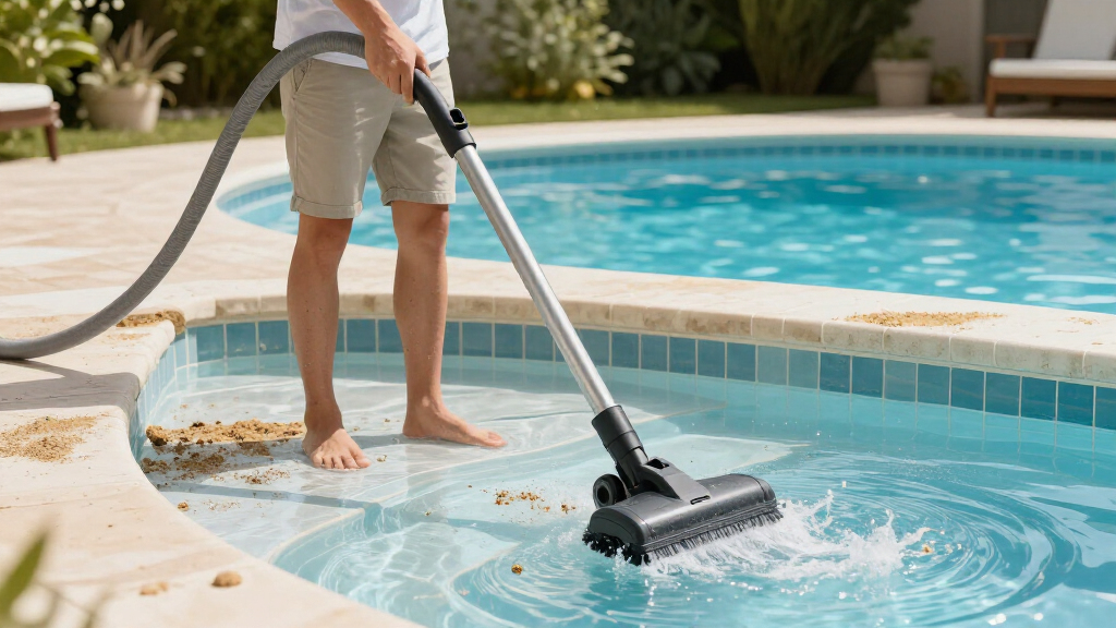 pool vacuum for sand and dirt