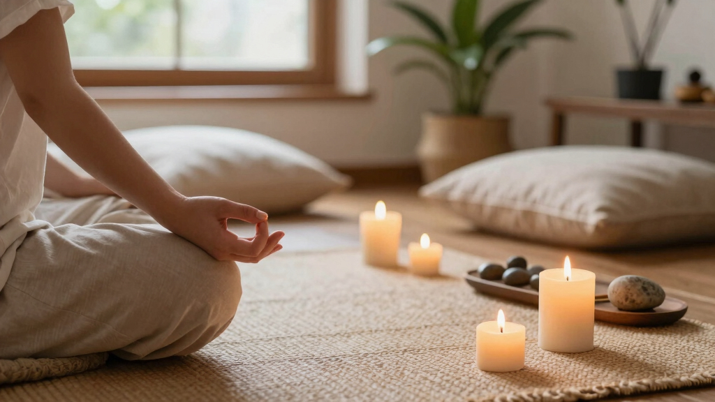 spiritual meditation candles