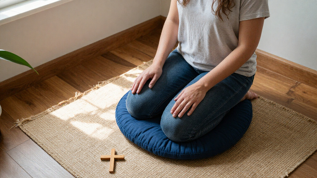 Christian meditation cushions
