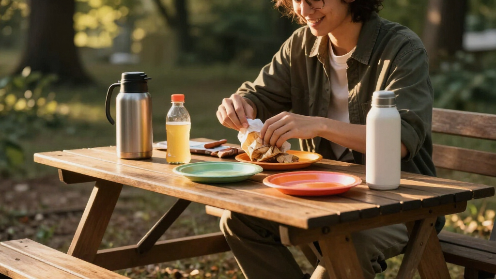 outdoor foldable picnic table