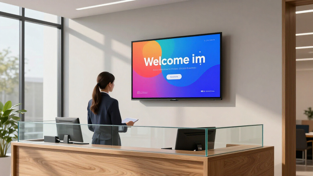 best digital signage player for reception displays