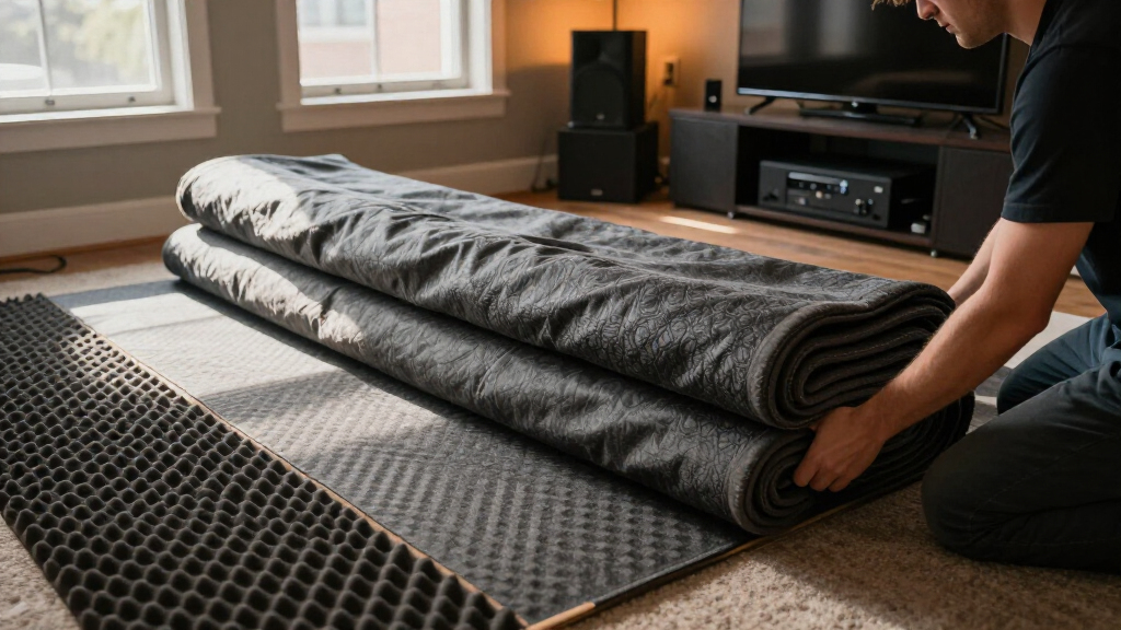soundproof blankets bulk packs for media rooms