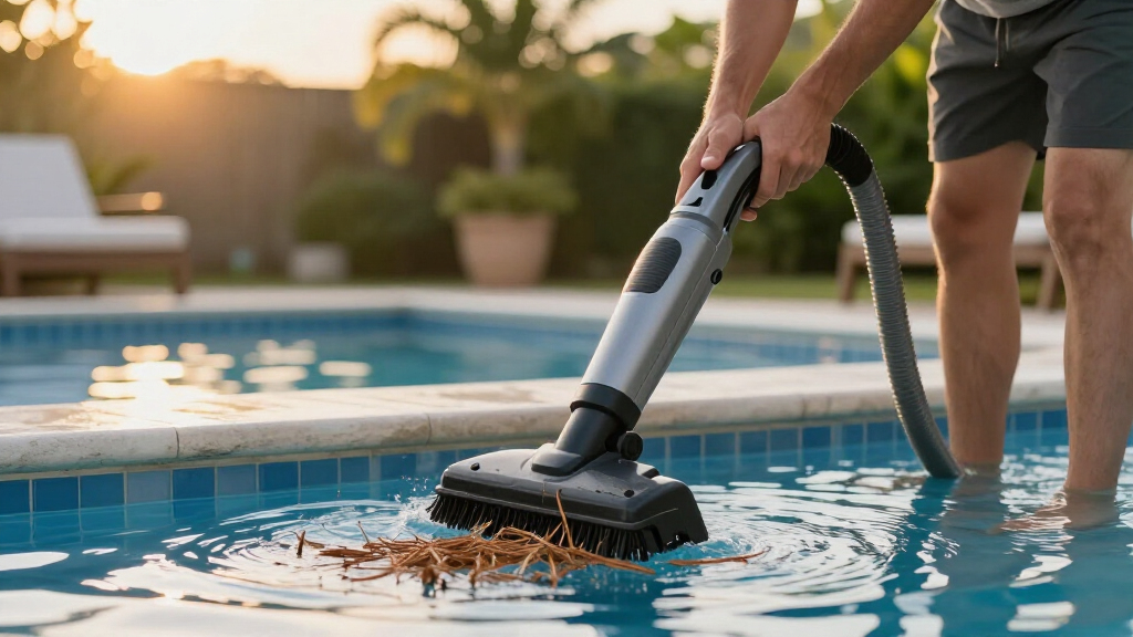 pool vacuum for pine needles