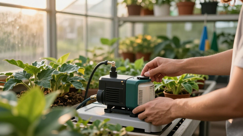 best automated fertigation pump for hobby greenhouses